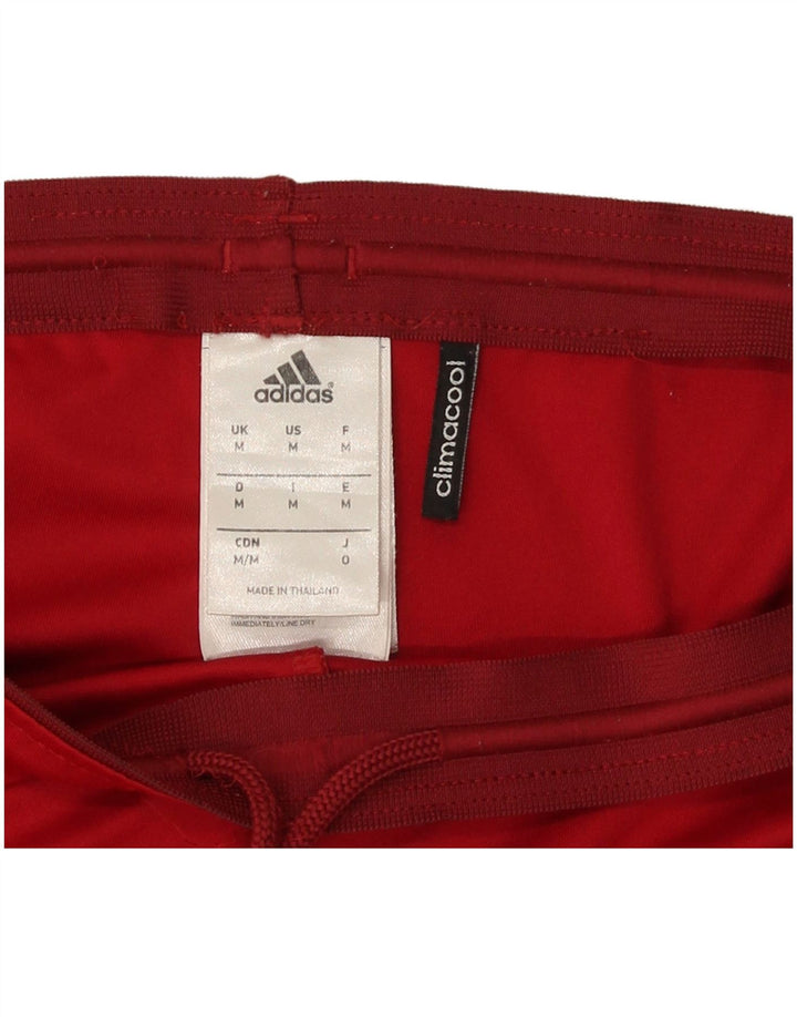 Ανδρικό σορτς Adidas Climacool με μεσαίο κόκκινο πολυεστέρα
