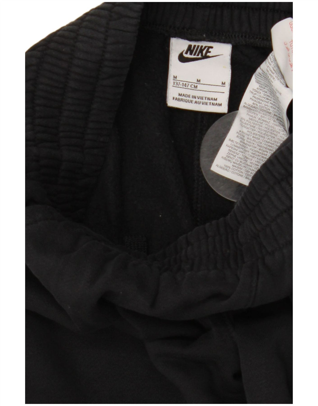 Παντελόνι αθλητικής φόρμας NIKE Boys Cargo Joggers 10-11 ετών μεσαίο μαύρο βαμβακερό
