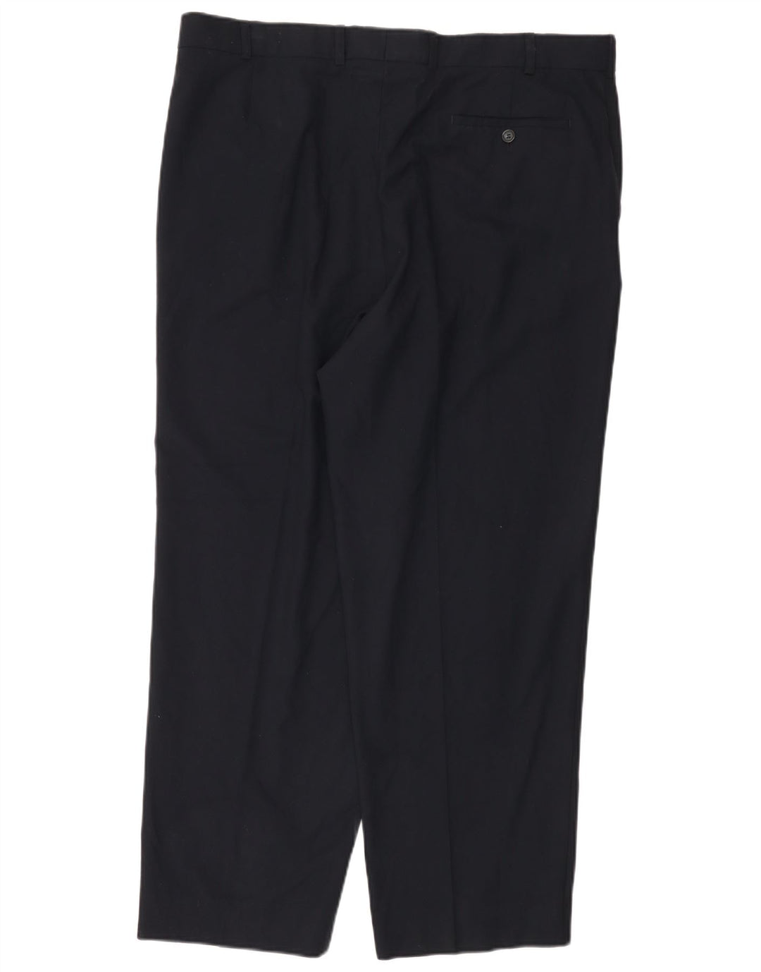 Ανδρικό ίσιο παντελόνι Marks & Spencer W40 L29 Navy Blue Polyester