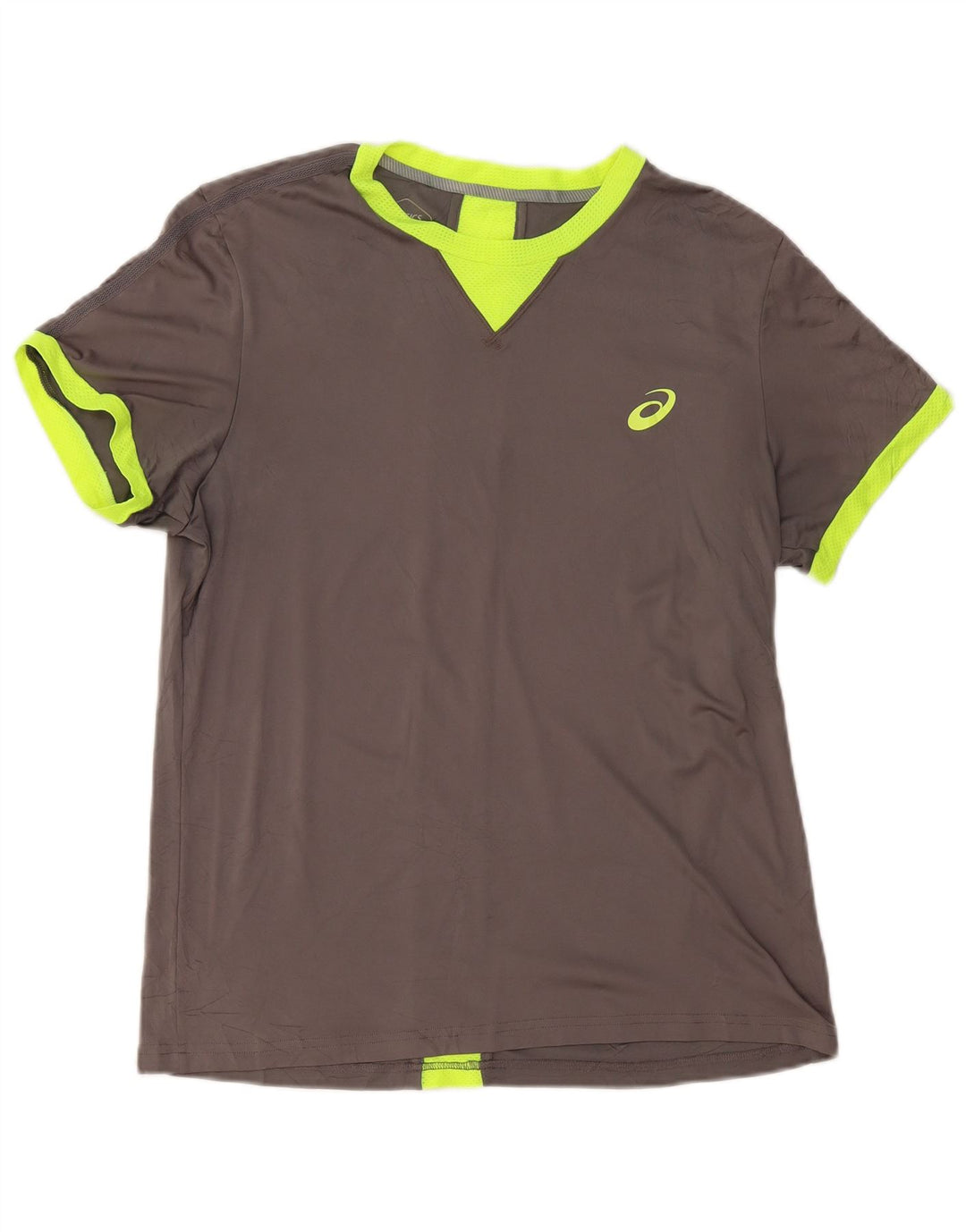 Ανδρικό T-Shirt Asics Top Medium Grey Colourblock