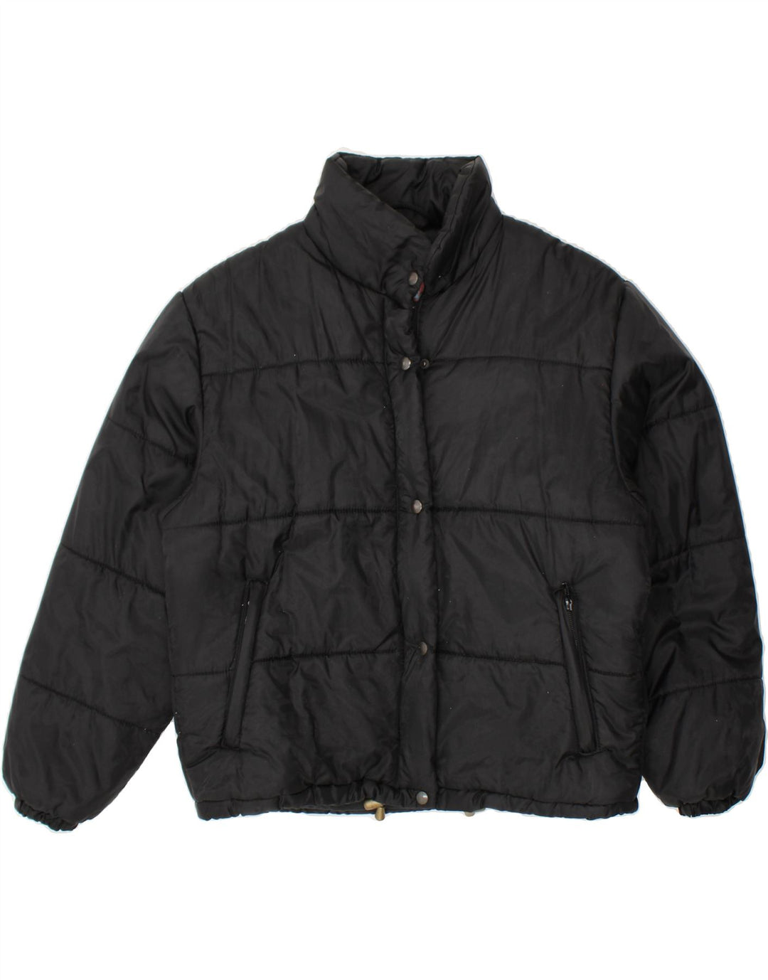 BRUGI Womens Padded Jacket IT 42 Medium Black Polyamide Vintage Brugi and Second-Hand Brugi from Messina Hembry 
