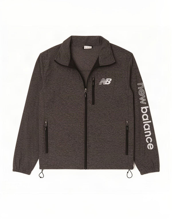 Ανδρική φόρμα φόρμας New Balance Top Jacket Small Grey Flecked Polyester