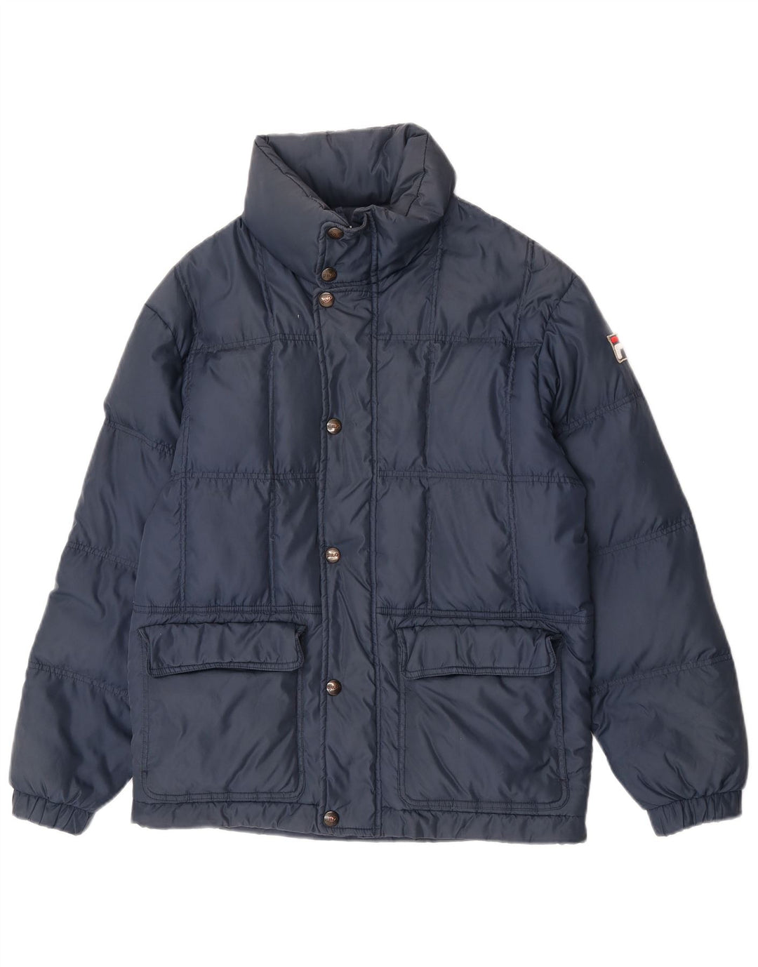 Ανδρικό μπουφάν Fila με κουκούλα IT 44 XS Navy Blue Nylon
