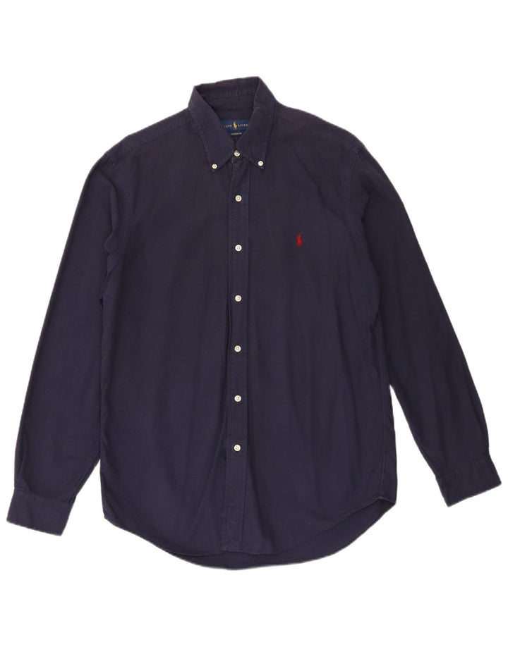 Ανδρικό πουκάμισο Ralph Lauren Classic Fit Βαμβακερό μεσαίο ναυτικό