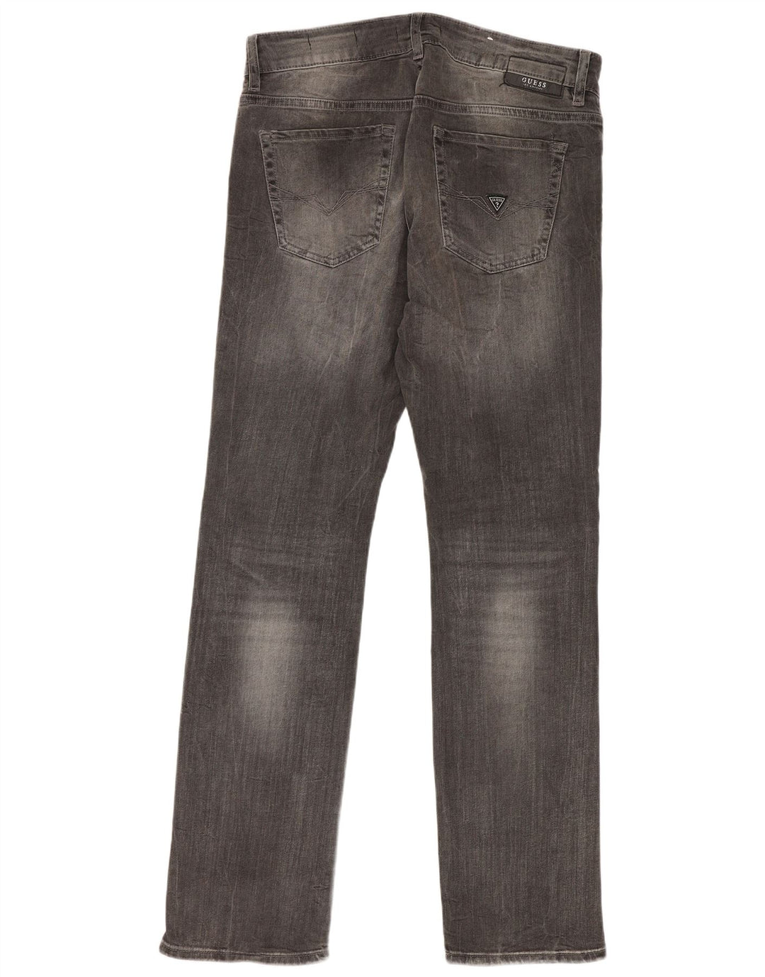 Guess Mens Angels Slim Jeans W30 L32 Γκρι βαμβακερό