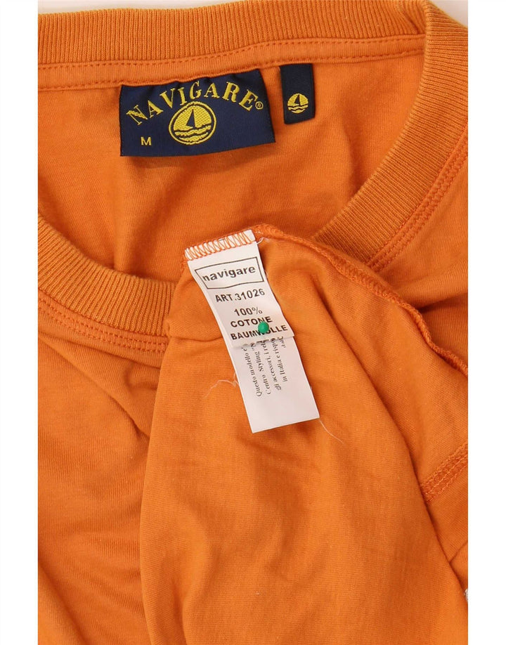 Ανδρικό T-Shirt Navigare Top Μεσαίο πορτοκαλί βαμβακερό