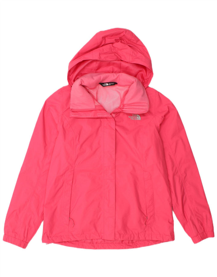 THE NORTH FACE Γυναικείο μπουφάν βροχής με κουκούλα UK 14 Medium Pink Nylon