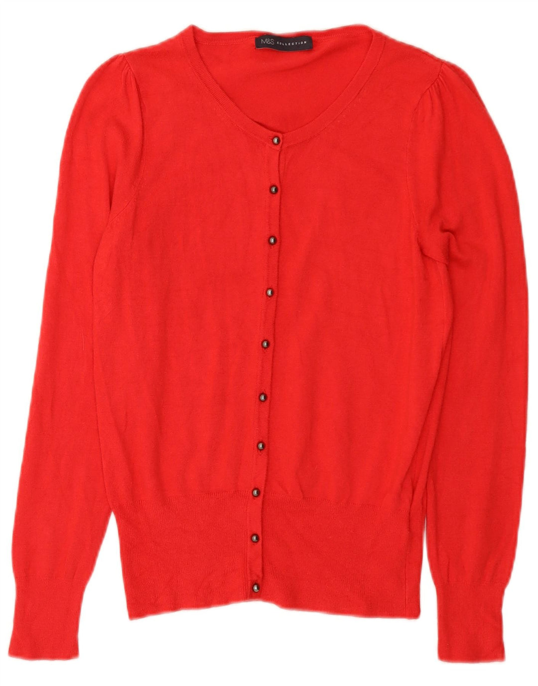 Marks & Spencer Γυναικεία ζακέτα πουλόβερ UK 8 Small Red Viscose