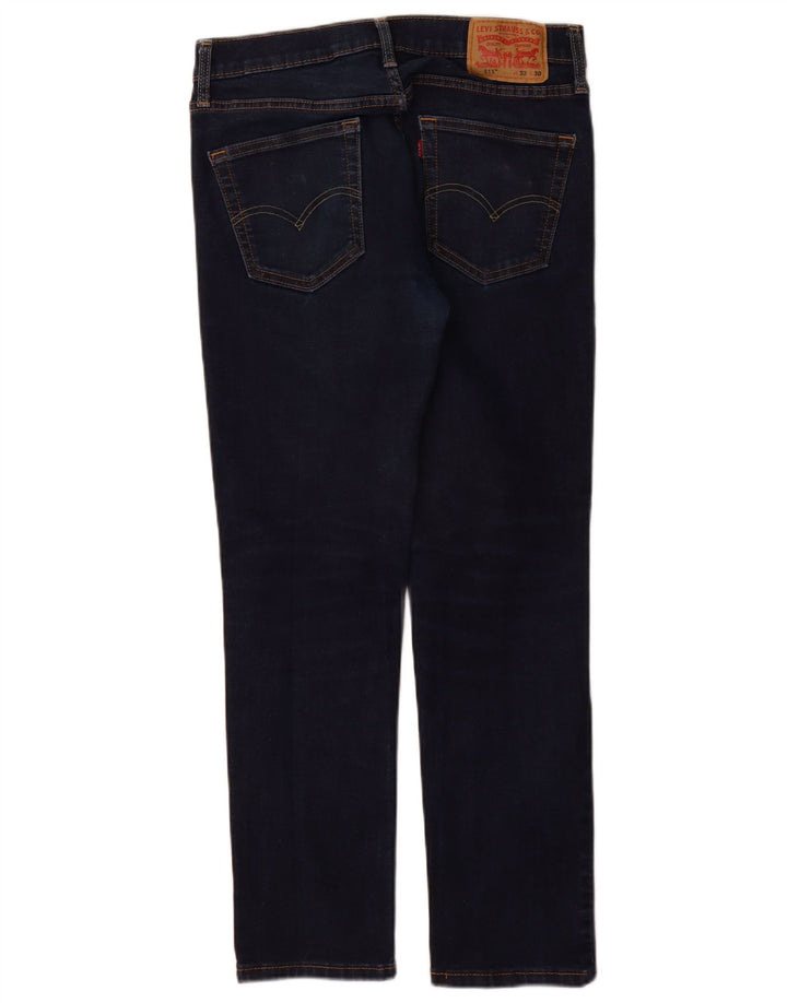 Levi's Mens 511 Slim Jeans W32 L30 Navy Blue Cotton