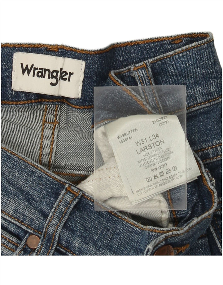 WRANGLER Ανδρικό τζιν Larston Slim W31 L34 Μπλε βαμβακερό