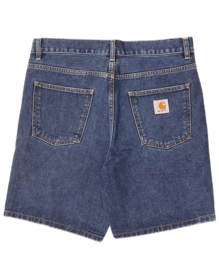 Ανδρικό τζιν σορτς Carhartt W31 μεσαίο μπλε βαμβακερό