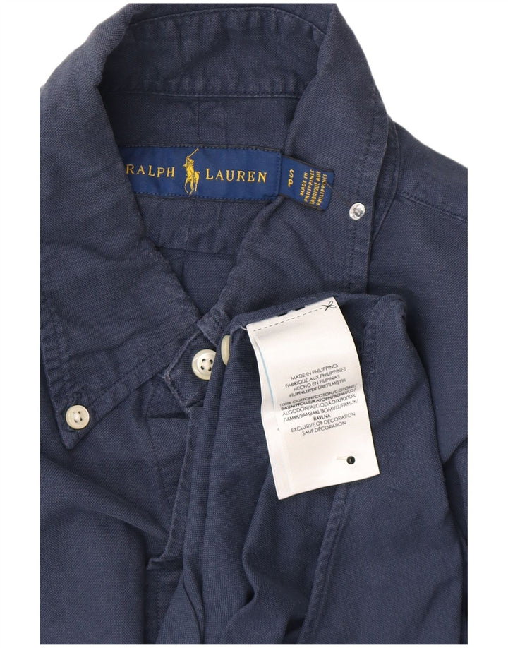 Ανδρικό πουκάμισο Ralph Lauren Μικρό Βαμβακερό Navy Blue