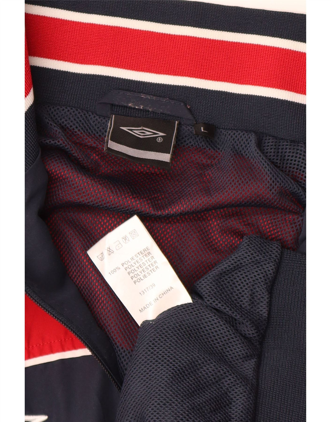 Ανδρική αθλητική φόρμα γραφικών Umbro Top Jacket Μεγάλο μπλε ναυτικό χρώμα