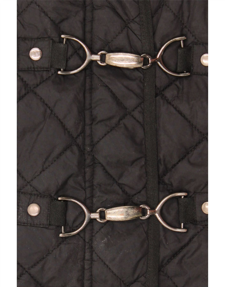 Γυναικείο καπιτονέ μπουφάν Laura Ashley UK 14 Large Black Polyamide