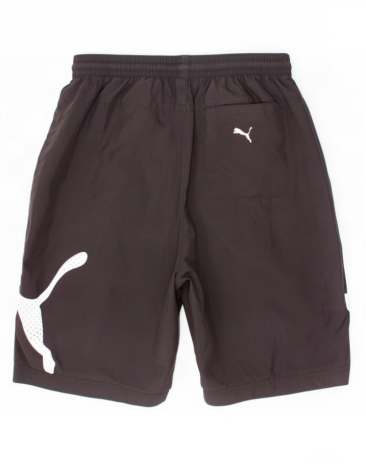 Puma Boys Graphic Sport σορτς 13-14 ετών Μαύρο