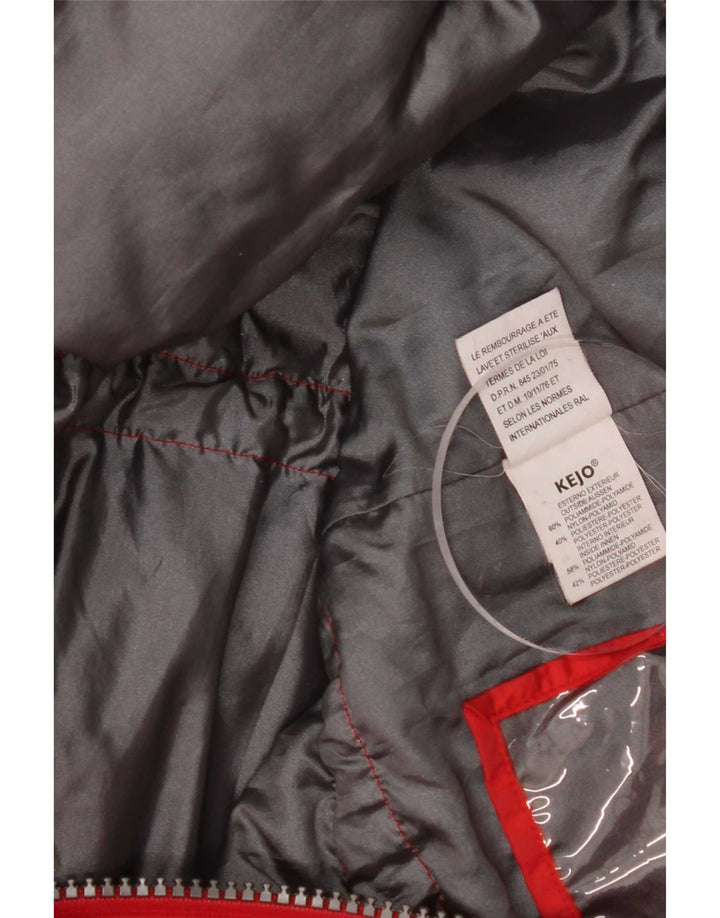 Kejo Ανδρικό μπουφάν με κουκούλα UK 36 Small Red Nylon
