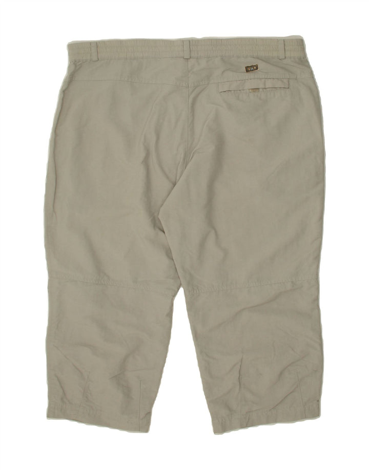 ADIDAS Womens Capri Trousers W36 L20 Grey Vintage Adidas and Second-Hand Adidas from Messina Hembry 