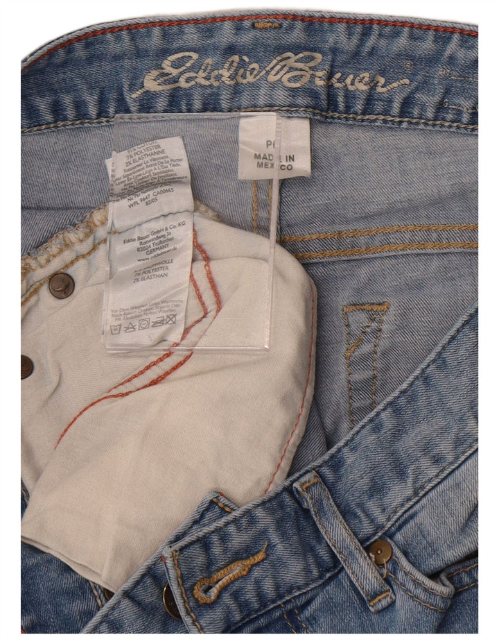 Eddie Bauer Γυναικείο καμπυλωτό ίσιο τζιν US 6 Medium W28 L29 Μπλε βαμβακερό