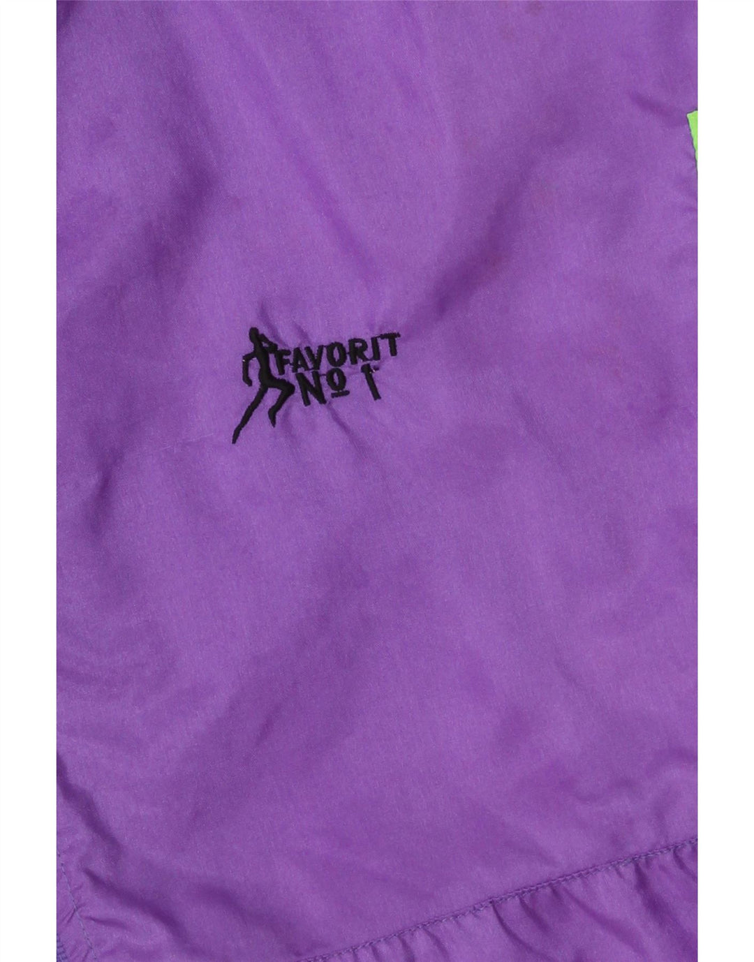 VINTAGE Mens Tracksuit Top Jacket XL Purple Colourblock
