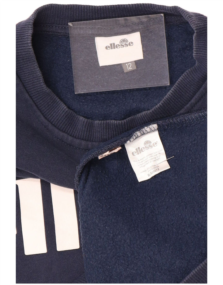 Γυναικείο φούτερ ELLESSE Oversized Jumper UK 12 Medium Navy Blue