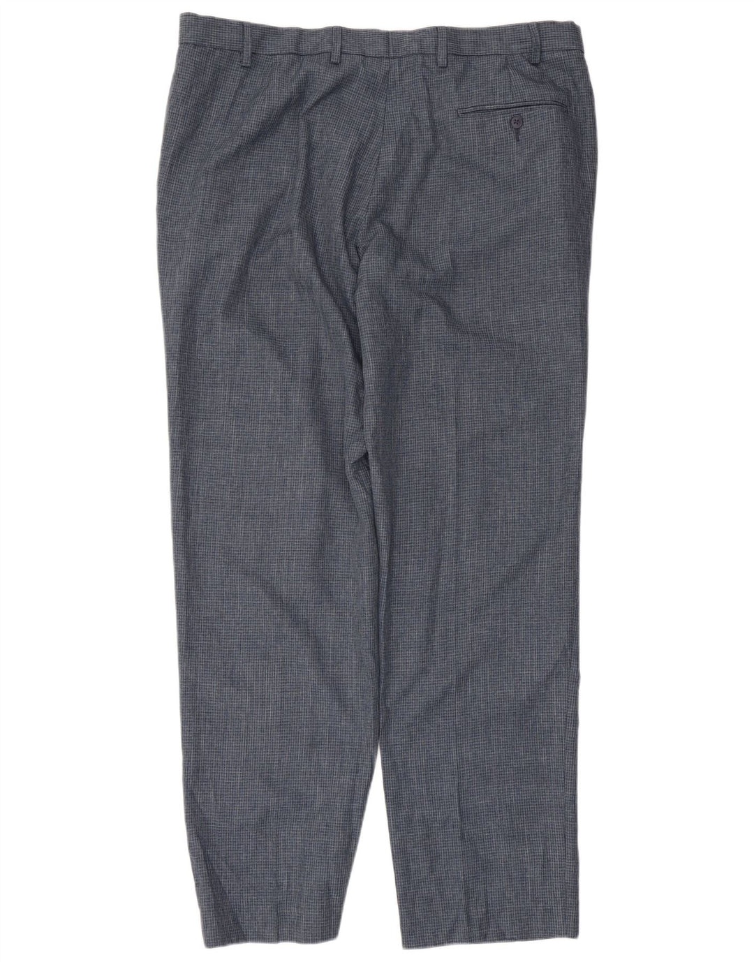 Marks & Spencer Ανδρικό κωνικό παντελόνι W40 L33 Blue Check