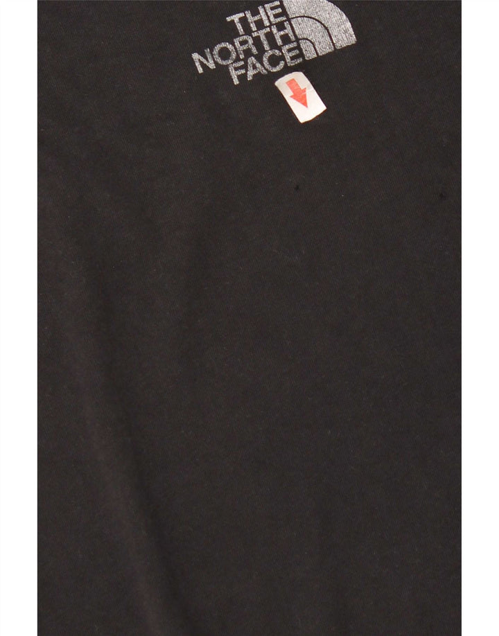 Ανδρικό T-Shirt North Face Top μεγάλο μαύρο βαμβακερό