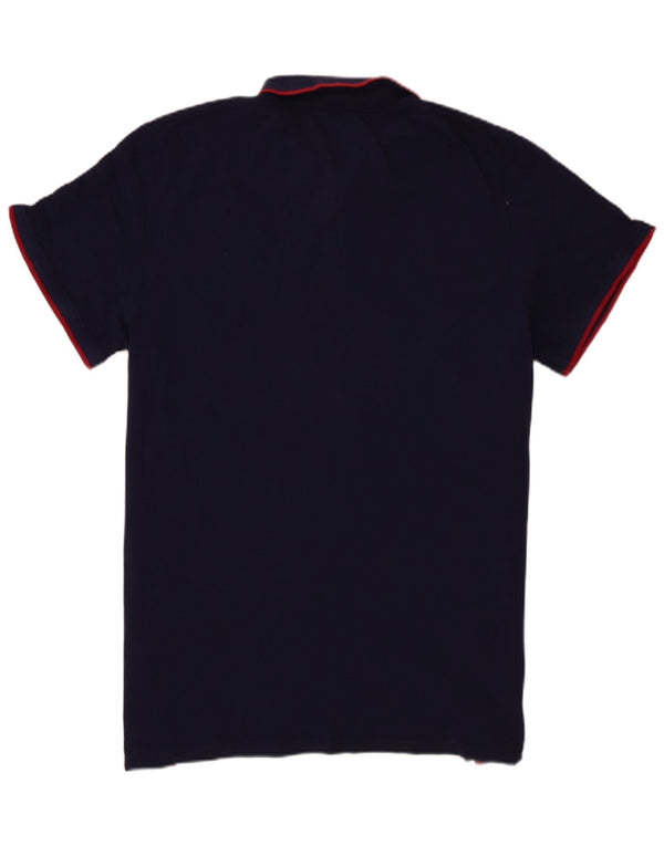 Mountain Warehouse Ανδρικό Πόλο Μπλουζάκι 2XL Navy Blue Cotton