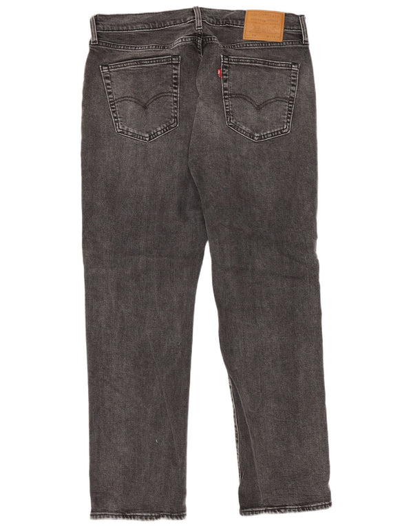 Levi's Mens 514 Straight Jeans W34 L30 Γκρι βαμβακερό