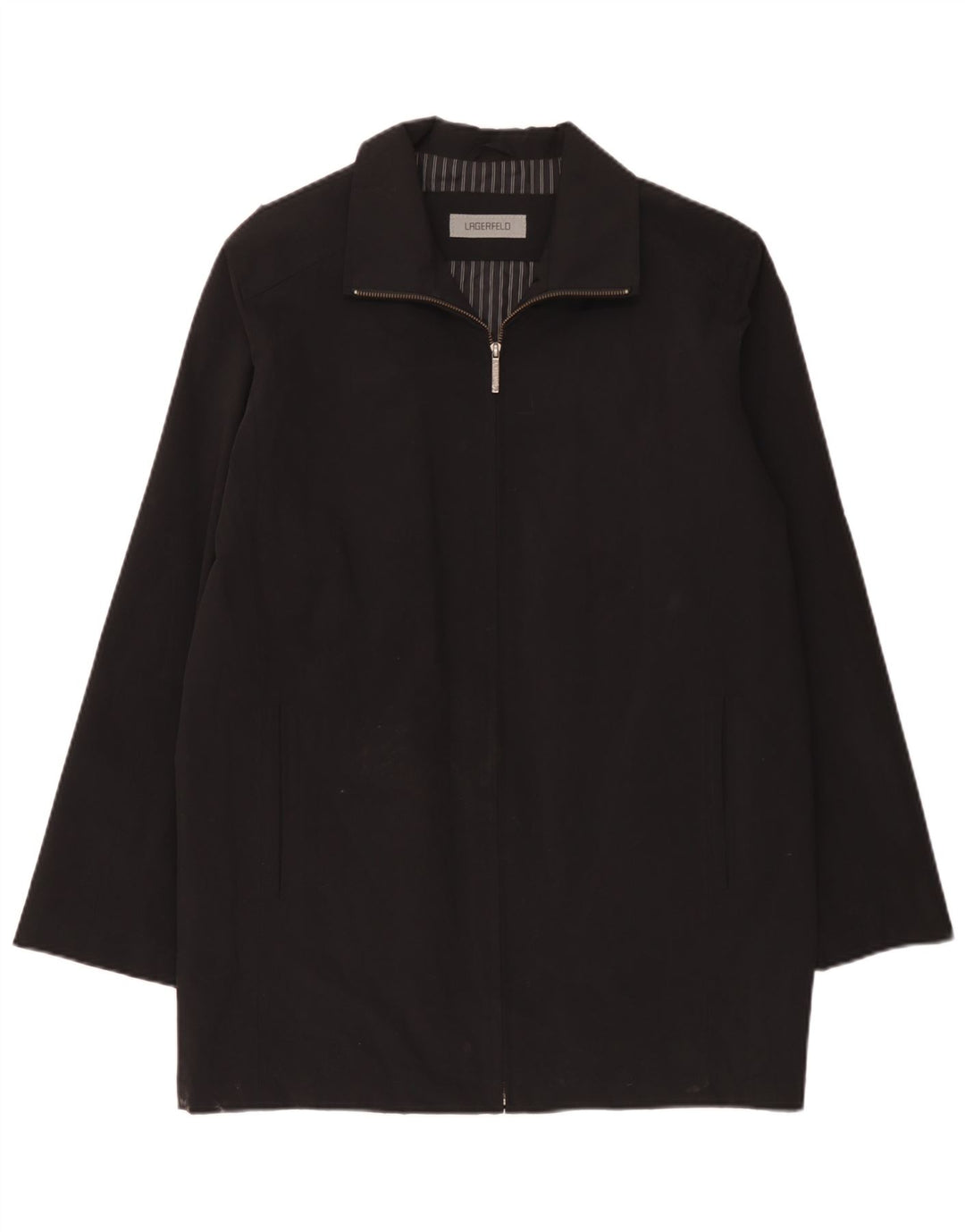Ανδρικό πανωφόρι Karl Lagerfeld IT 48 Medium Black Polyester