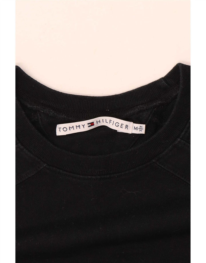 Tommy Hilfiger Γυναικεία Φούτερ Jumper UK 12 Medium Black