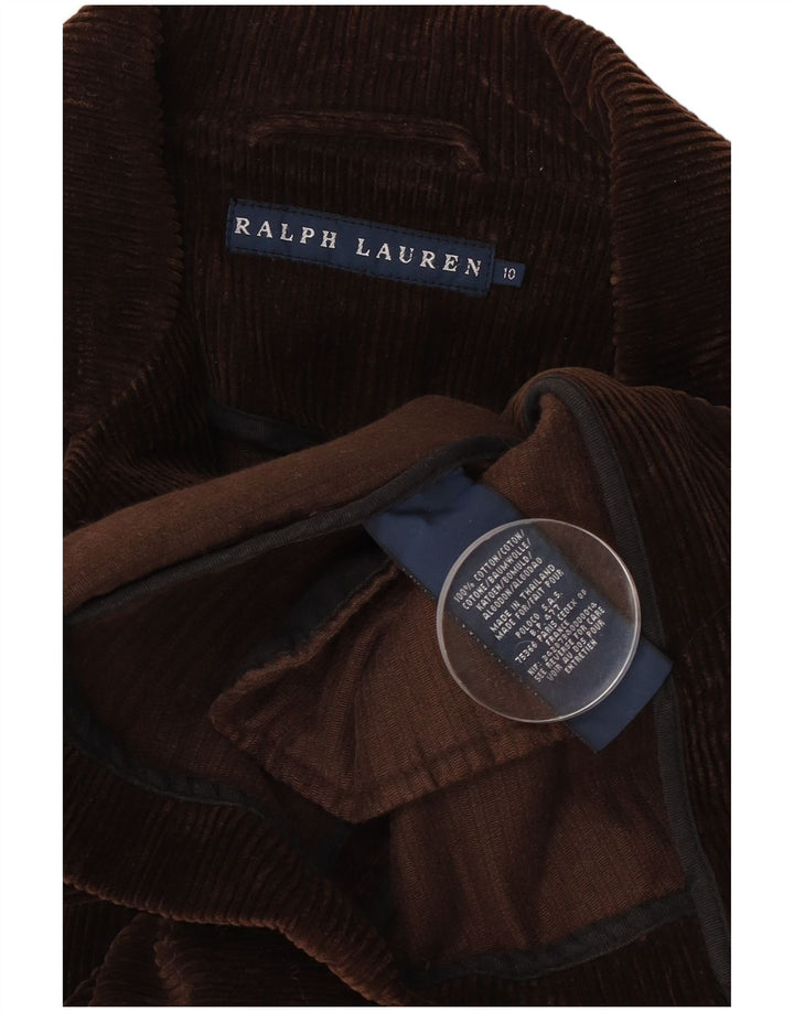 Ralph Lauren Γυναικείο μπλέιζερ με 3 κουμπιά σακάκι US 10 μεγάλο καφέ χρώμα