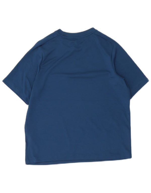 Nike Boys Dri Fit Graphic T-shirt Top 13-14 ετών XL Navy Blue Polyester