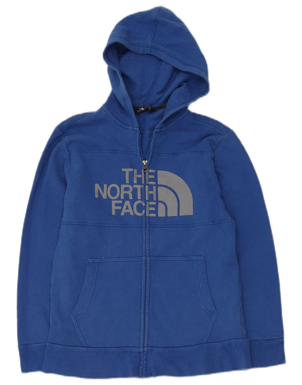 THE NORTH FACE Boys γραφικό πουλόβερ με κουκούλα με φερμουάρ 10-11 ετών Μεσαίο μπλε