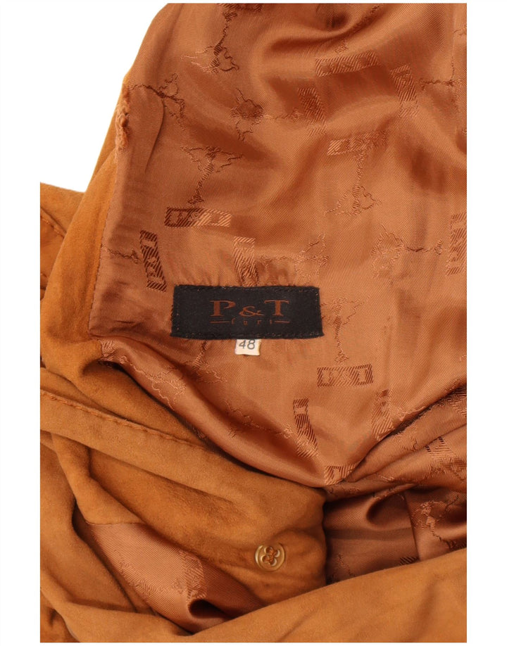 Vintage Γυναικείο Σουέντ Πανωφόρι IT 48 XL Καφέ