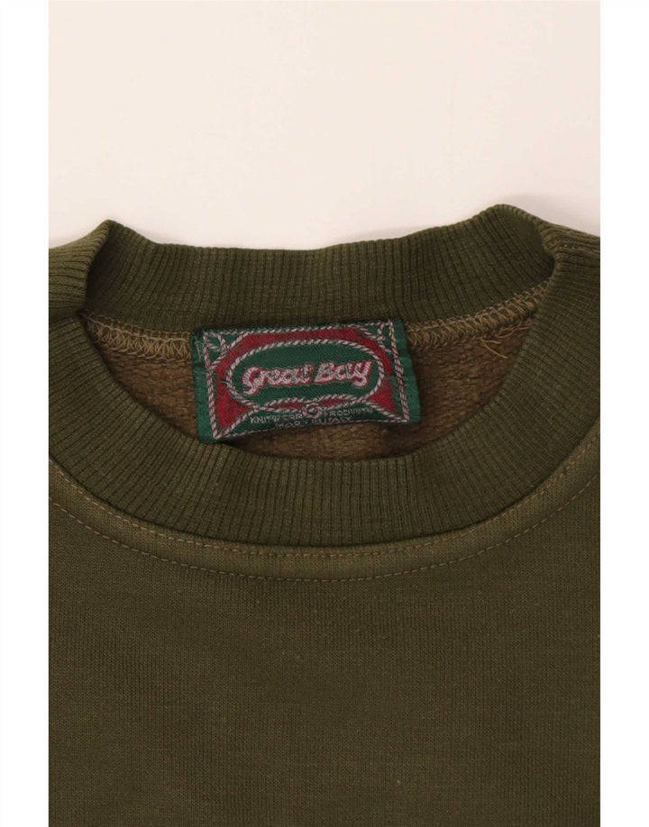 Γραφικό ανδρικό φούτερ με γραφικά Bay Jumper XL Khaki