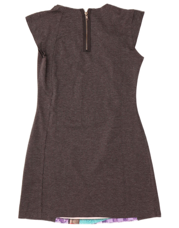 Γυναικείο φόρεμα με θήκη DESIGUAL UK 12 Medium Grey Patchwork