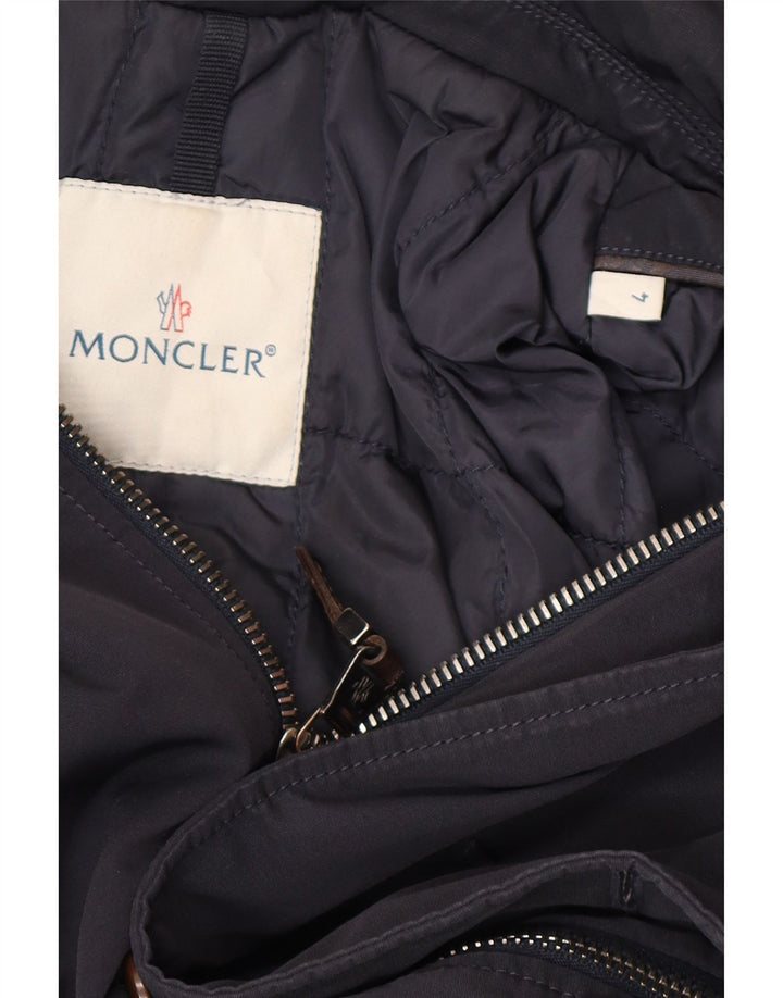 Moncler Ανδρικό μπουφάν με επένδυση μεγέθους 4 XL Navy Blue Polyester