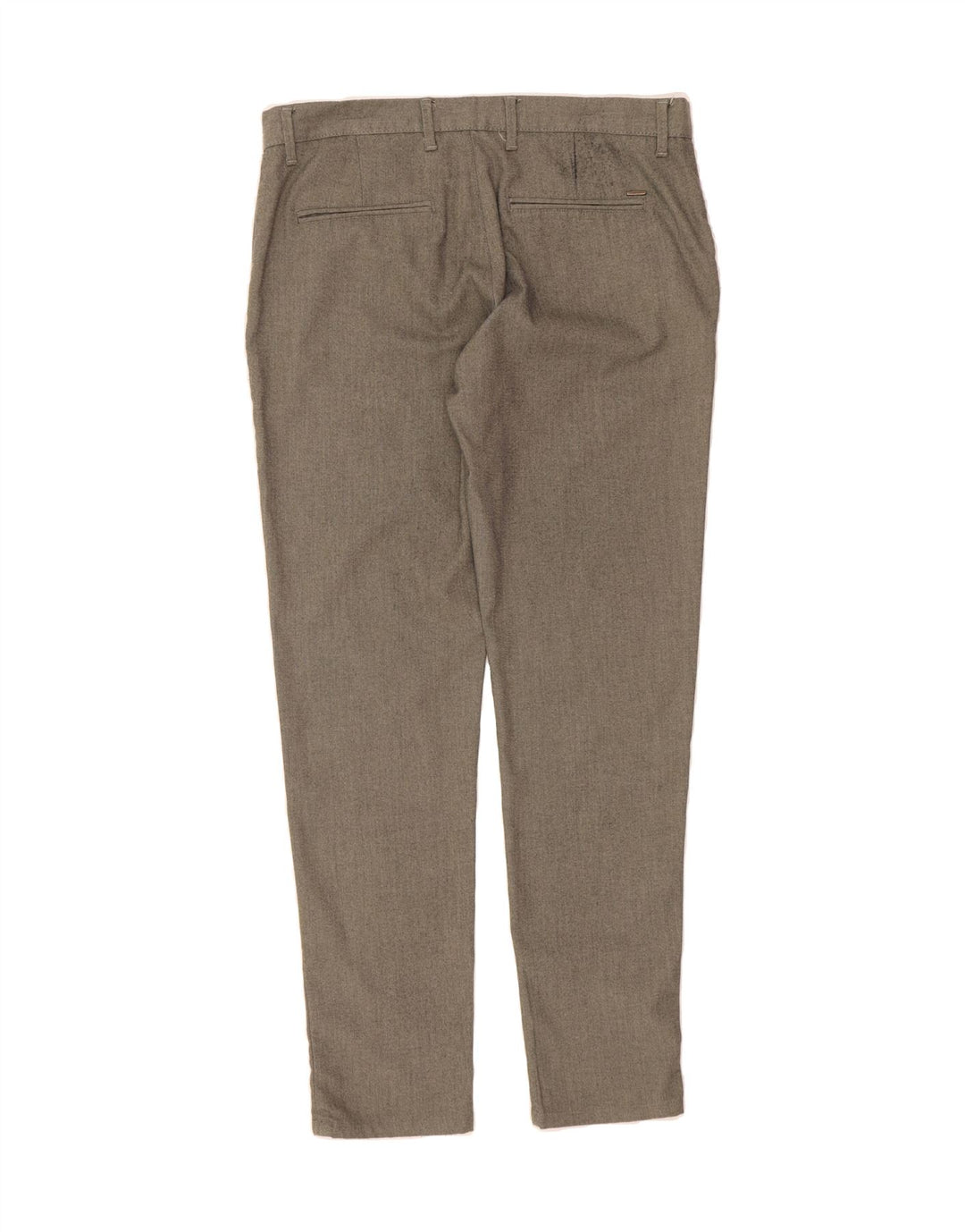 ZARA Mens Slim Casual Trousers EU 42 Large W32 L32 Grey Polyester Vintage Zara and Second-Hand Zara from Messina Hembry 