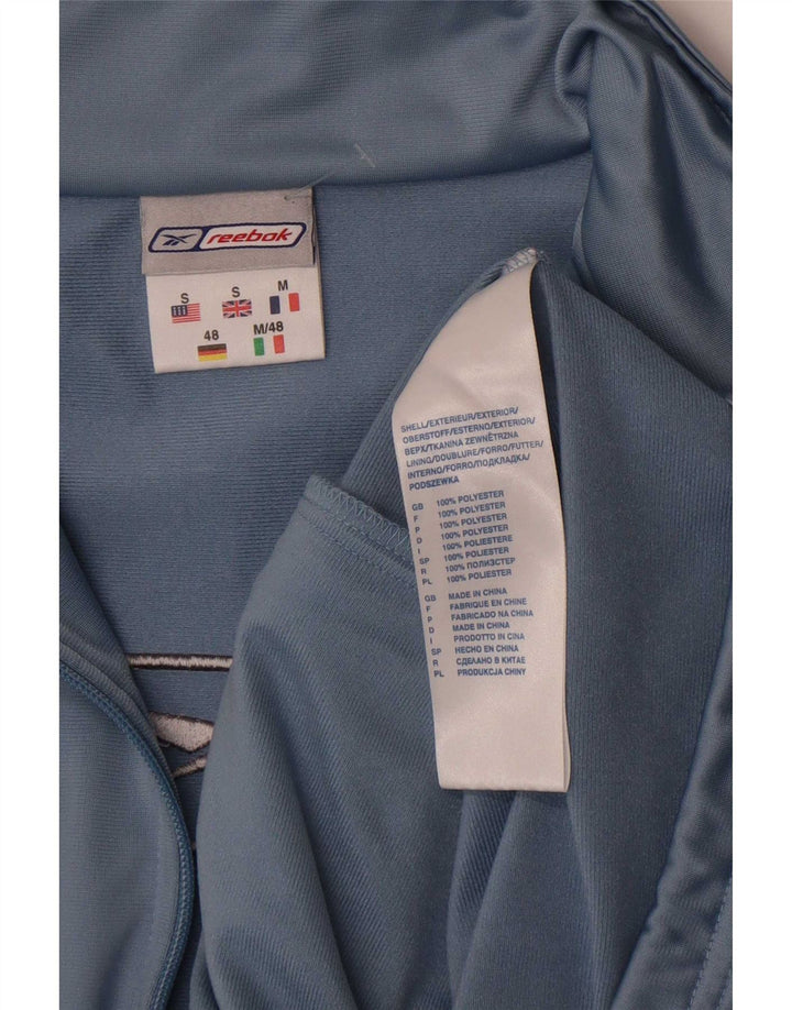 Ανδρική φόρμα γυμναστικής Reebok Graphic Loose Fit Top Jacket Μικρό Μπλε Πολυεστέρας