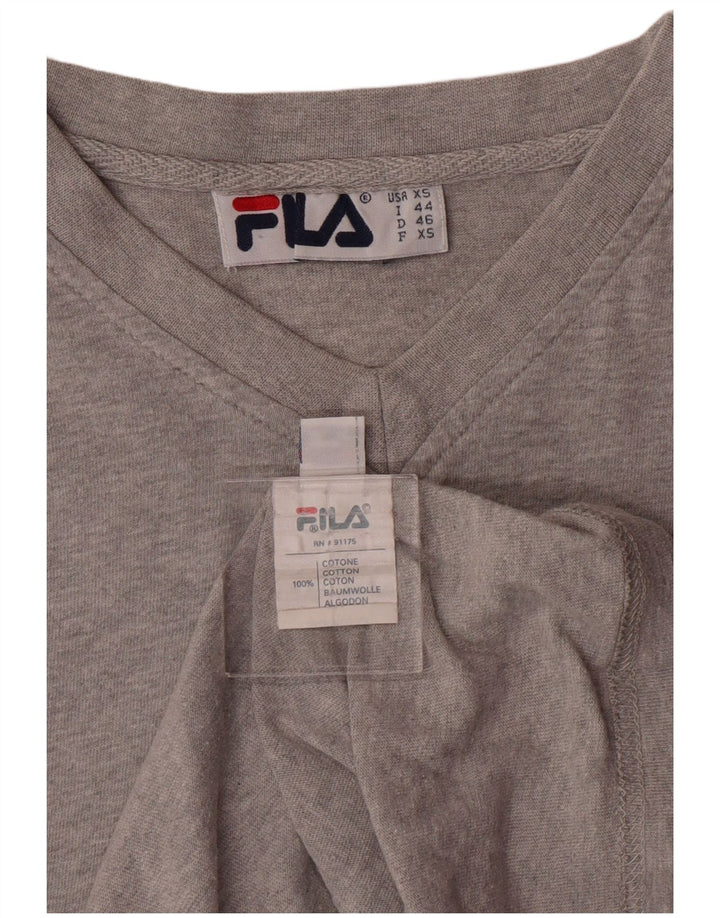Ανδρικό T-Shirt Fila XS Γκρι βαμβακερό