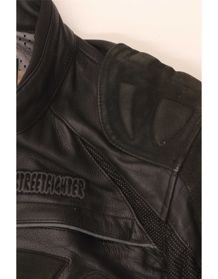 Streetfighter Ανδρικό Δερμάτινο Μπουφάν Racer IT 48 Medium Black