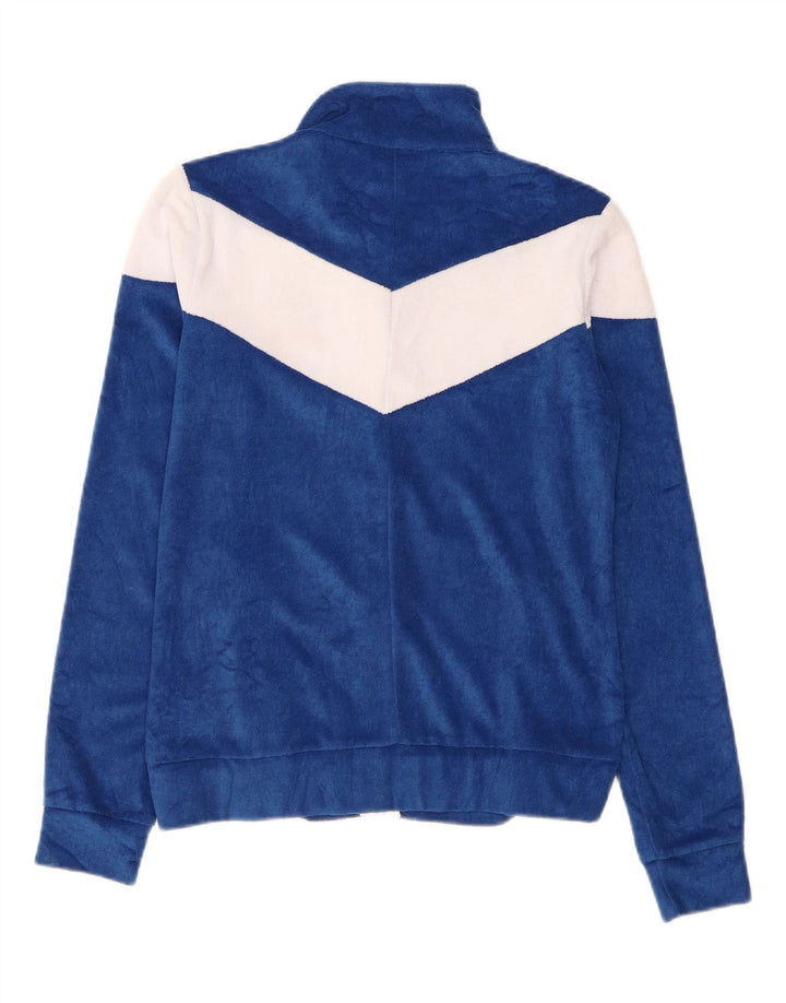 Γυναικεία βελούδινη φόρμα Lotto Top Jacket UK 14 Medium Blue Colourblock