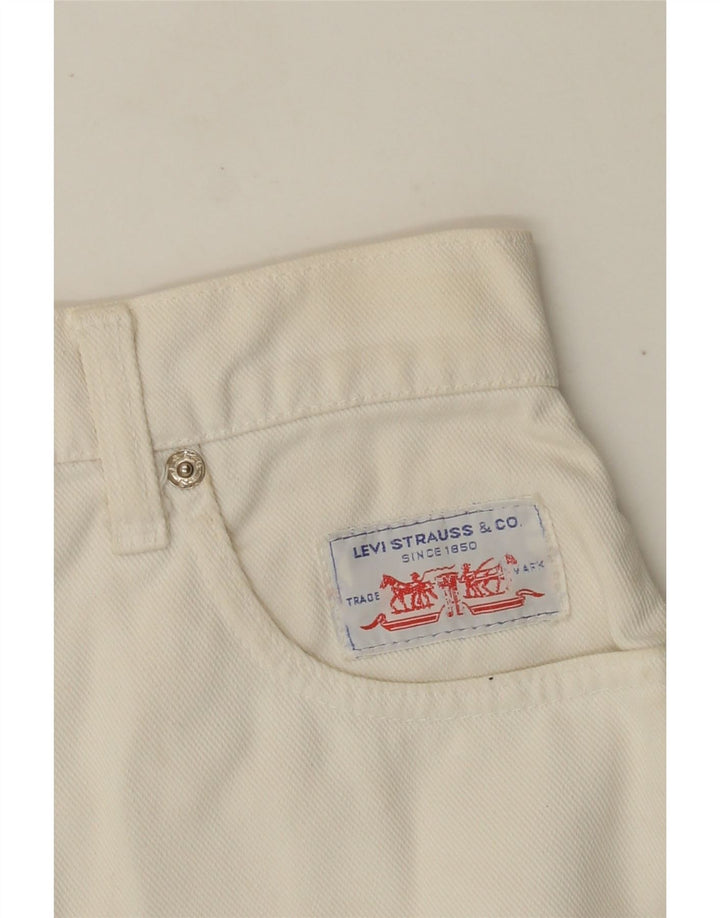 Γυναικεία τζιν φούστα LEVI'S W26 Small Off White
