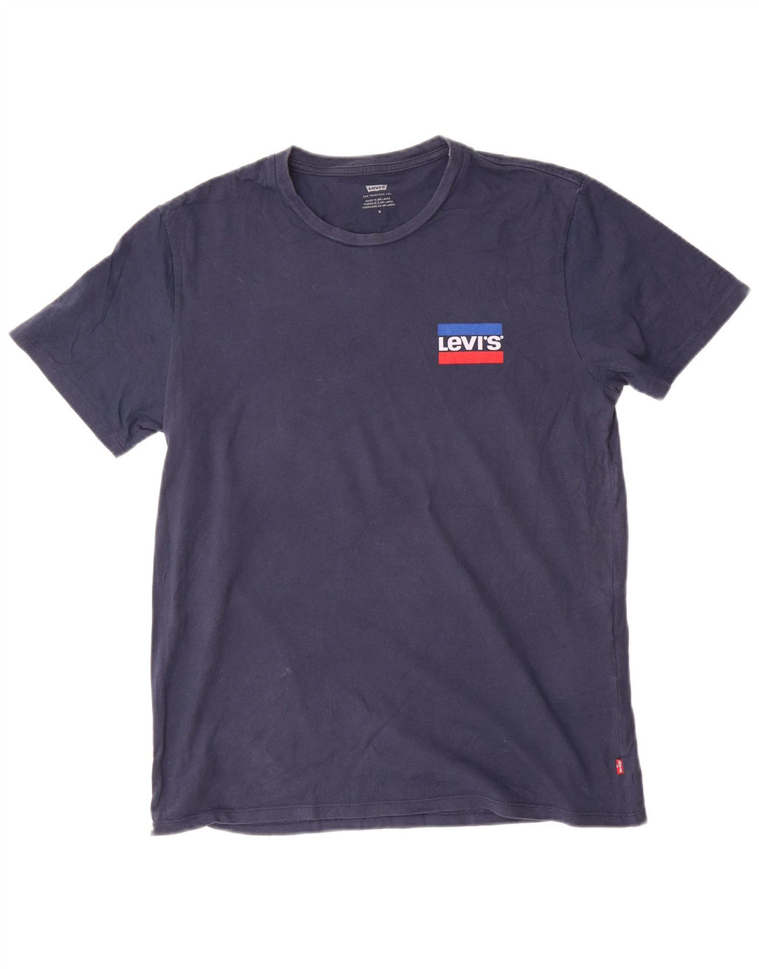 Ανδρικό γραφικό T-Shirt Levi's Top μεσαίο μπλε βαμβακερό
