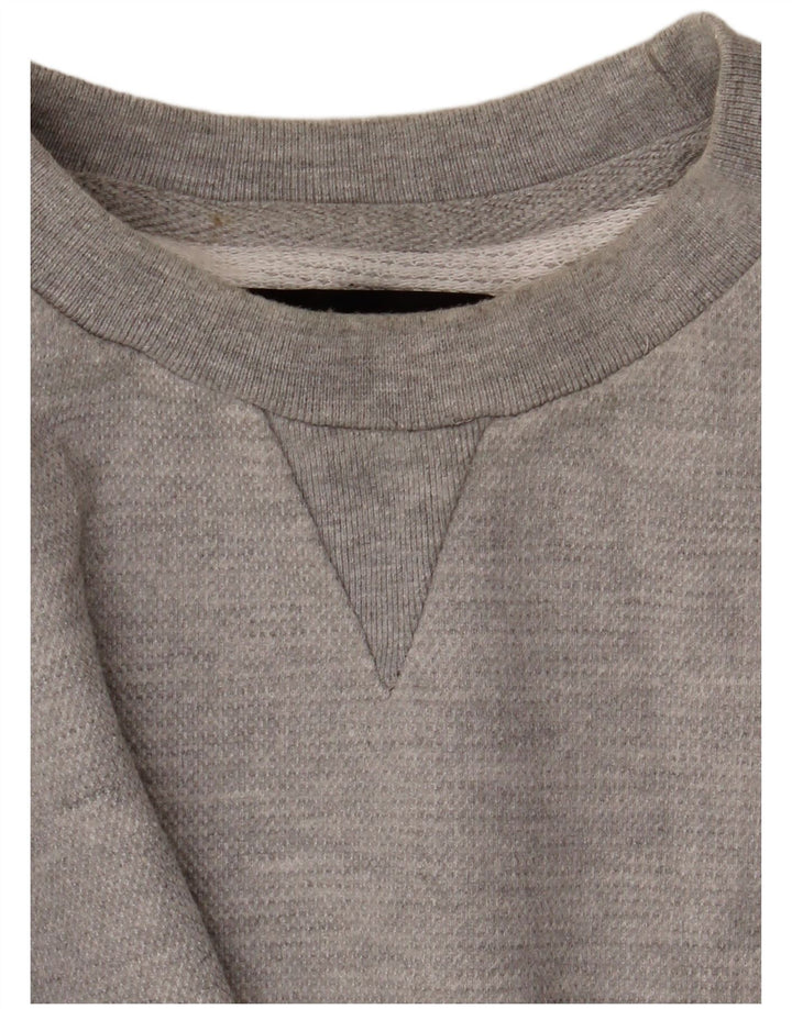 Zara Ανδρικό Φούτερ Jumper Μεγάλο Γκρι Βαμβακερό