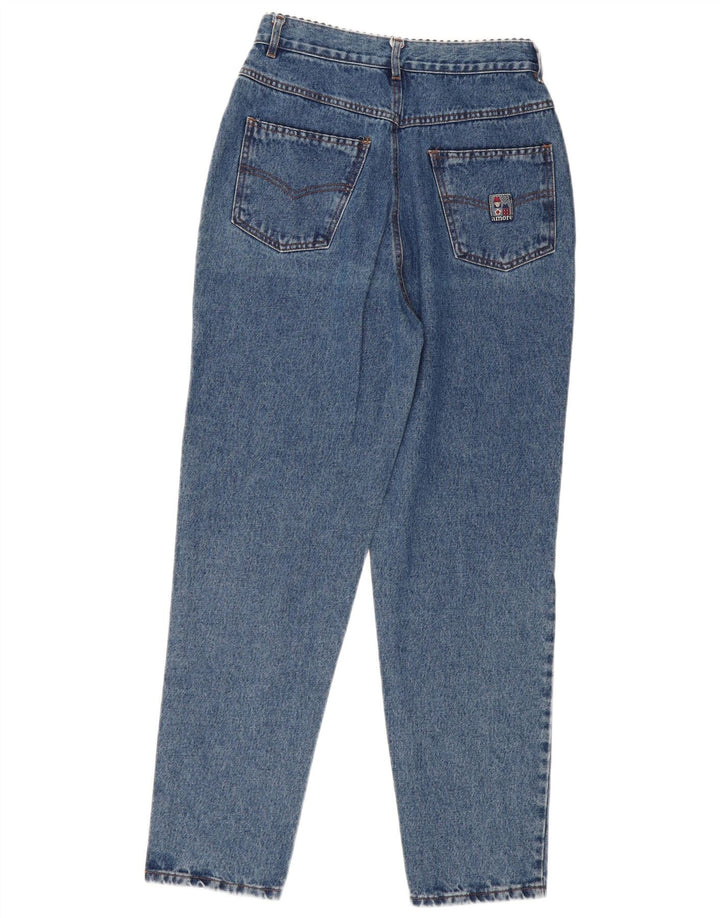 Vintage γυναικείο κωνικό ψηλόμεσο τζιν W32 L30 Μπλε βαμβακερό