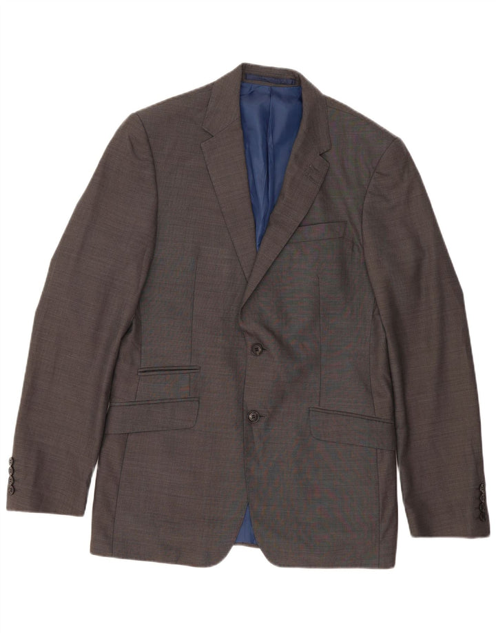 Marks & Spencer Ανδρικό μπουφάν σακάκι με 2 κουμπιά EU 48 Medium Grey Polyester