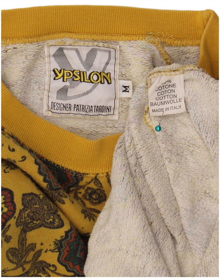 PATRIZIA DINI Γυναικείο Φούτερ Jumper UK 14 Medium Yellow Floral