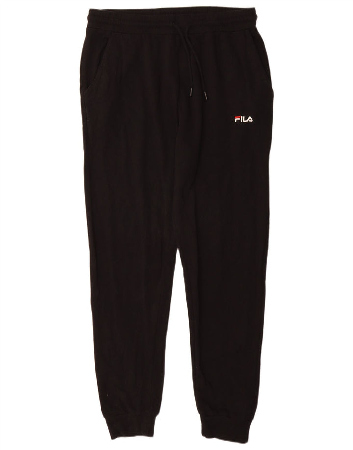 Γυναικεία φόρμα FILA Παντελόνι Joggers UK 14 Large Μαύρο Βαμβακερό