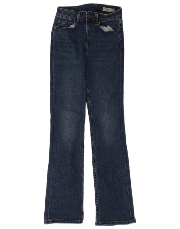 Marks & Spencer Γυναικεία Eva Bootcut Jeans UK 8 Small W24 L29 Navy Blue